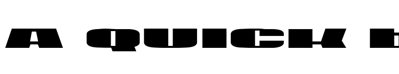 Preview of U.S.A. Regular font