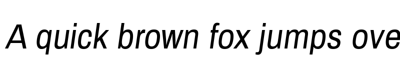 Preview of Ushuaia Oblique font