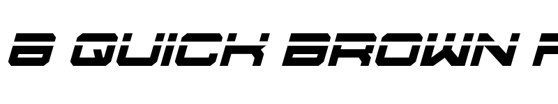 Preview of U.S.S. Dallas Laser Italic Italic font