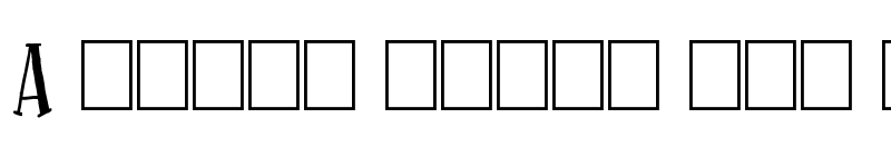 Preview of Usual Day One Regular font