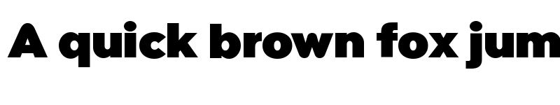 Preview of Utendo Extra Black font