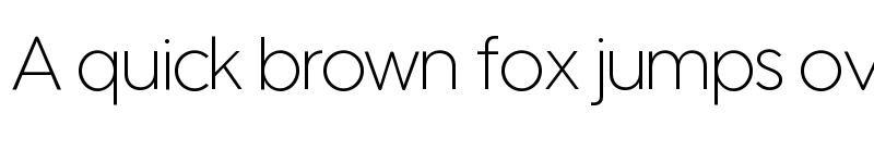 Preview of Utendo Extra Light font