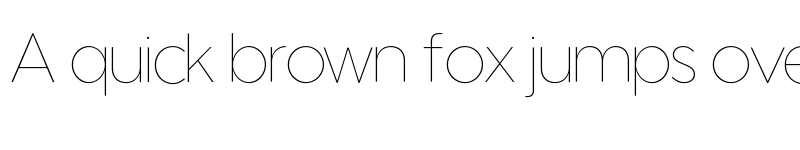 Preview of Utendo Thin font