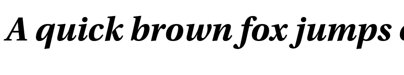 Preview of Utopia Std Bold Italic font