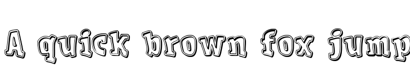 Preview of V de vac?a Bold font