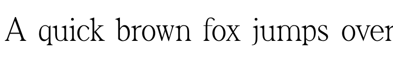 Preview of Vacation Regular font