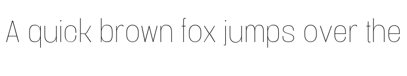 Preview of Vacer Sans Personal Thin font