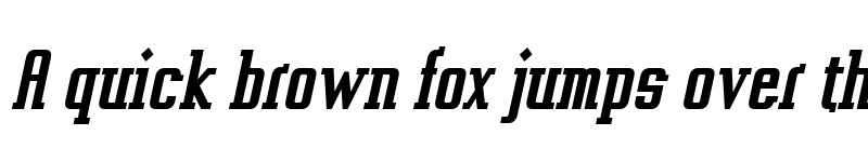 Preview of Vahika Bold Italic font