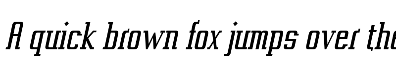 Preview of Vahika Italic font