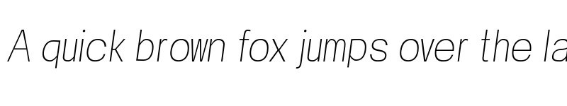 Preview of Valak Italic font