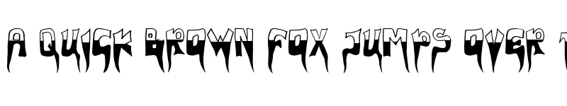 Preview of VALEN Regular font