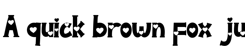 Preview of Valentine Style Regular font