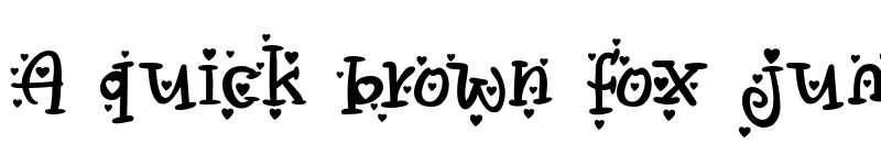 Preview of vallenia love regular font