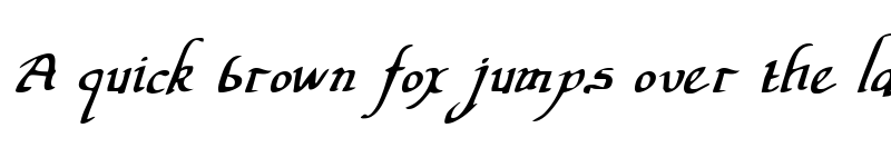 Preview of Valley Forge Italic Italic font