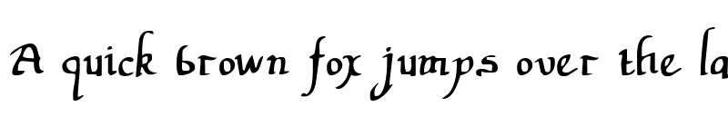 Preview of Valley Forge Regular font