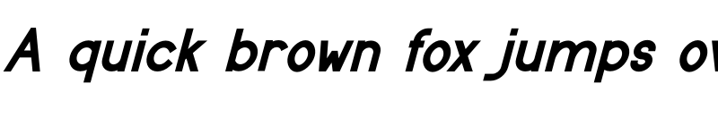 Preview of VALUE Bold Italic font