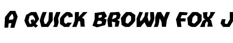 Preview of Vampire Bride Expanded Italic Expanded Italic font