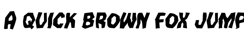 Preview of Vampire Bride Ruined Italic Italic font