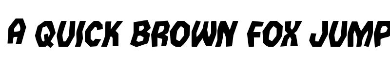 Preview of Vampire Bride Staggered Italic Italic font