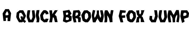 Preview of Vampire Bride Staggered Regular font