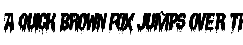 Preview of VampyrishABC-Oblique Regular font