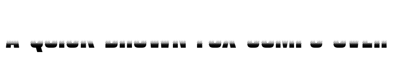 Preview of Vanchrome Ground font