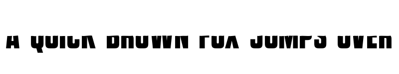 Preview of Vanchrome Horizon font