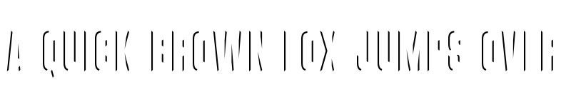 Preview of Vanchrome Left font