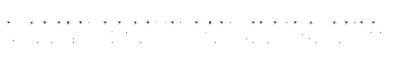 Preview of Vanchrome Sparkle font