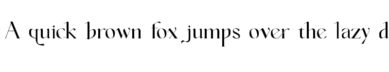 Preview of Vanger Regular font