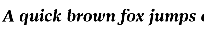 Preview of Vanio Trial Bold Italic font