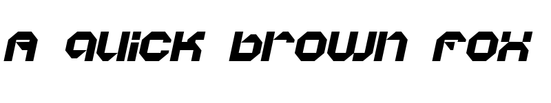 Preview of Vaporbyte Phat Italic font