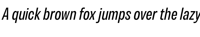 Preview of Variera Demo Italic font