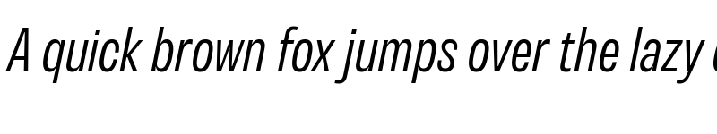 Preview of Variera Demo Light Italic font