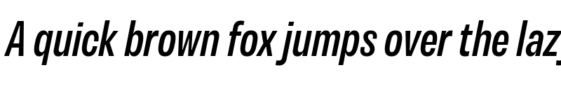 Preview of Variera Demo Medium Italic font