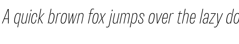 Preview of Variera Demo Thin Italic font