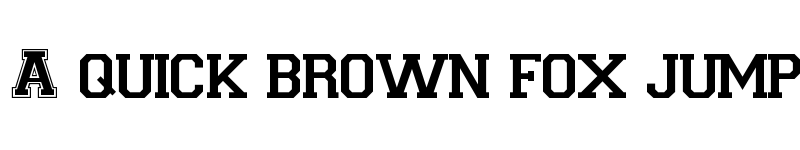 Preview of Varsity Regular Varsity Regular font