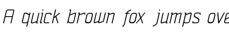 Preview of Vazari Sans Serif Italic font