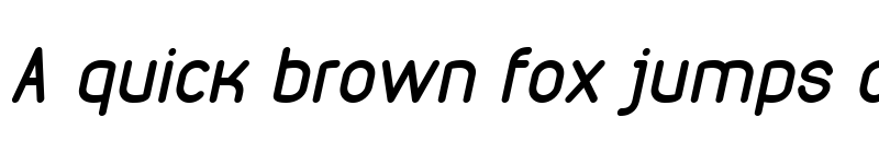 Preview of VDS Italic font