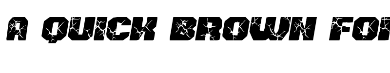 Preview of Vehicle Breaks Down Regular font