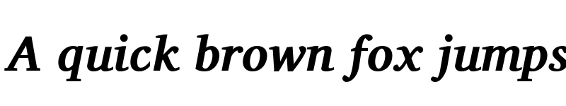 Preview of Veleka Bold Italic font