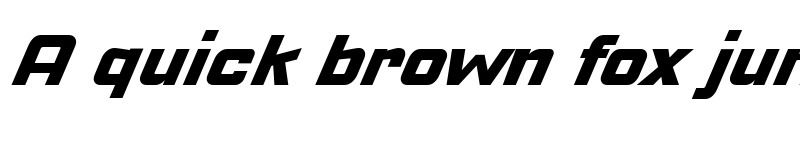 Preview of VELOCISTA Heavy font