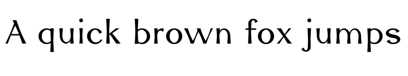 Preview of Velyra Regular font