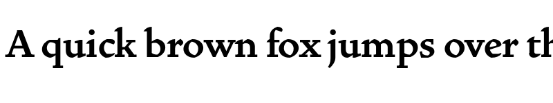 Preview of Vendetta OT Bold font