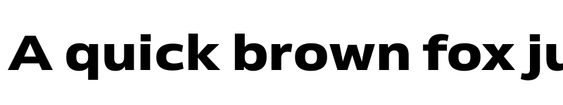 Preview of Venn Trial SemiEx XBold font