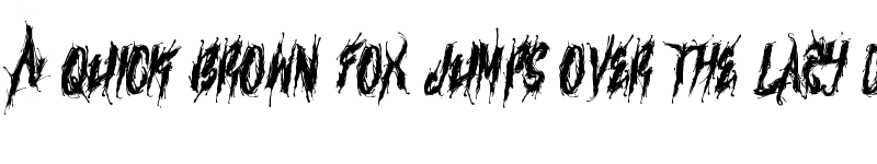 Preview of VENOM Regular font