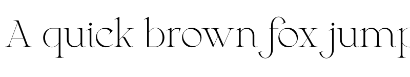 Preview of Venus Regular font