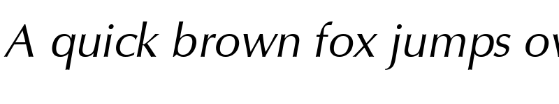 Preview of Vera Humana 95 Italic font