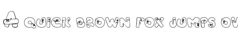 Preview of Vermi di Rouge Regular font