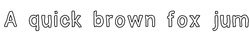 Preview of Verumai Outline font